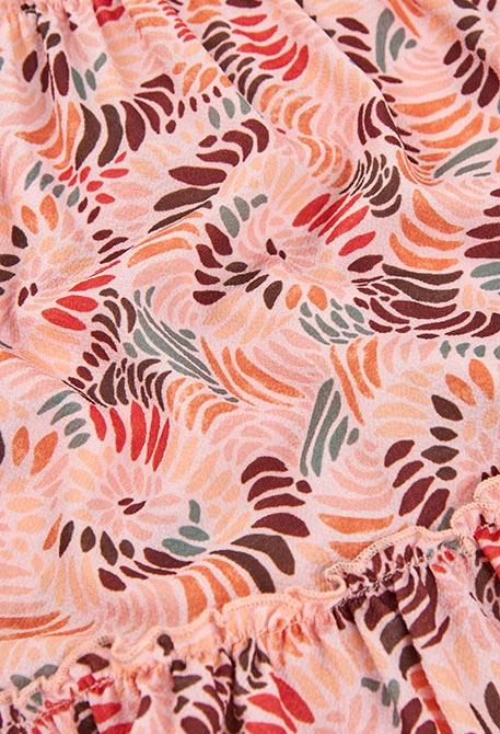 Vestido estampado menina