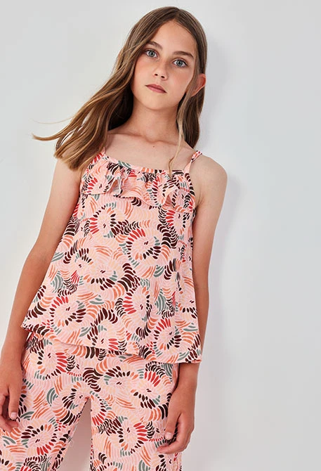 Camiseta niña estampado