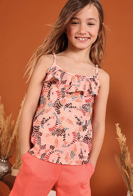 Camisola menina estampada