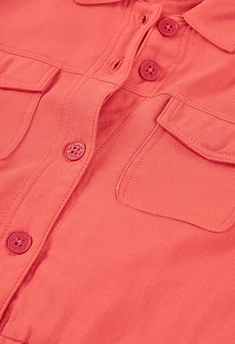 Viscose twill jacket for girl