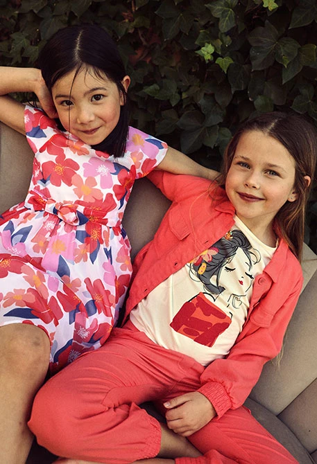 Veste en twill viscose pour fille