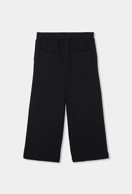 Pantalón punto niña negro con estrellas
