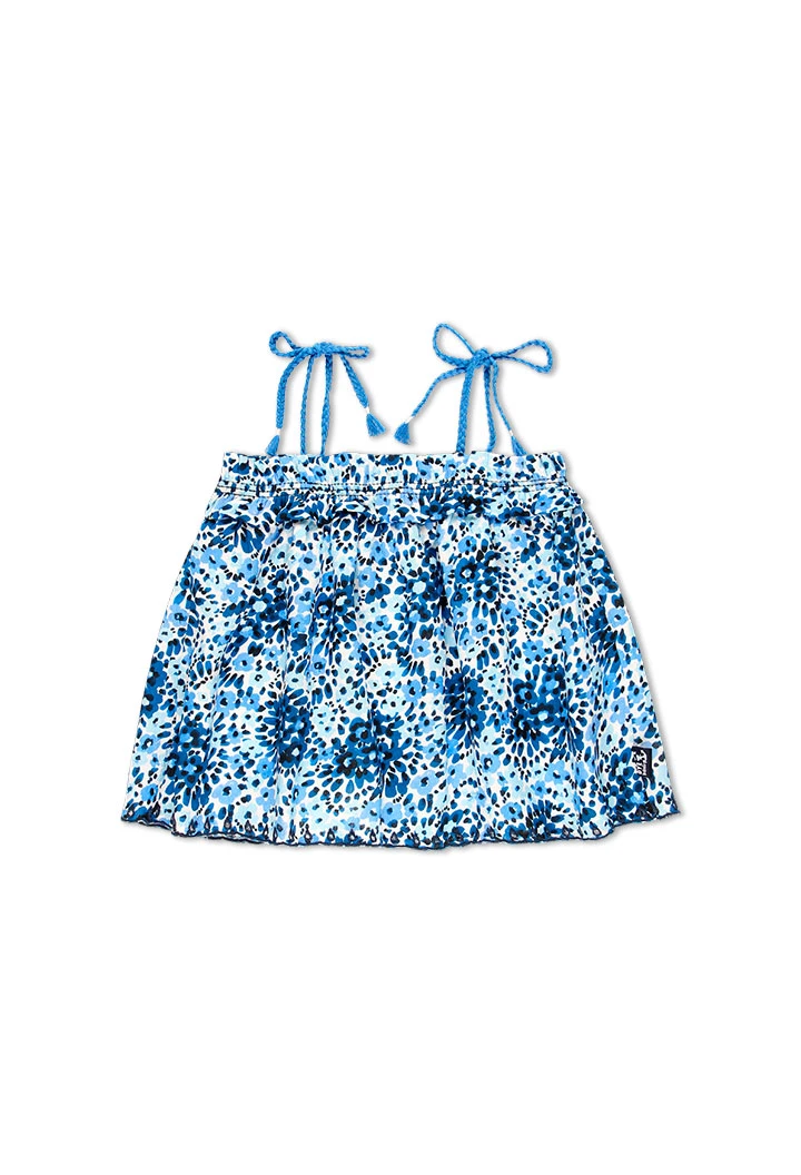 Top bambula imprimée pour fille