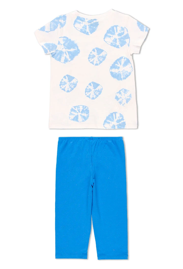 Pack en tricot bi matiere pour fille