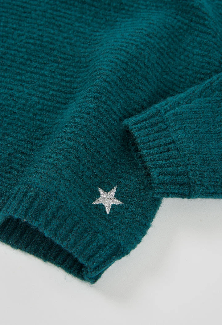 Jersey niña verde con estrella