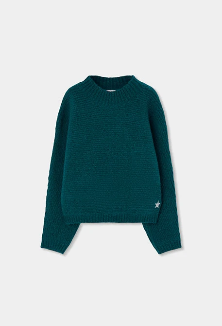 Jersey niña verde con estrella