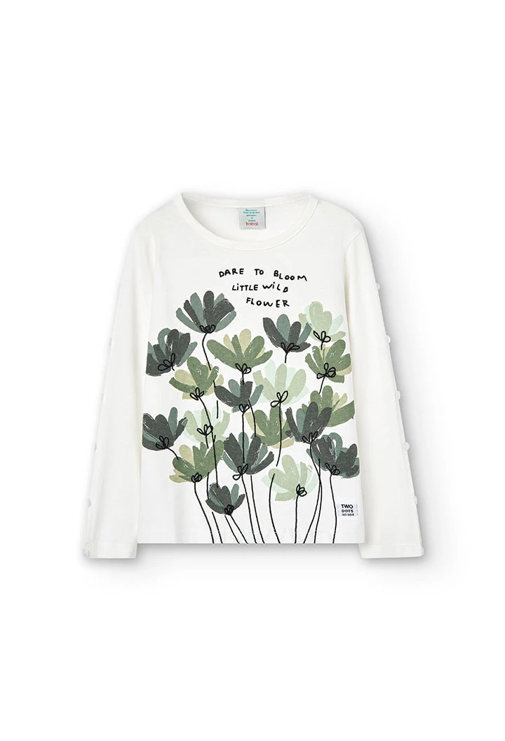 T-Shirt tricot pour fille