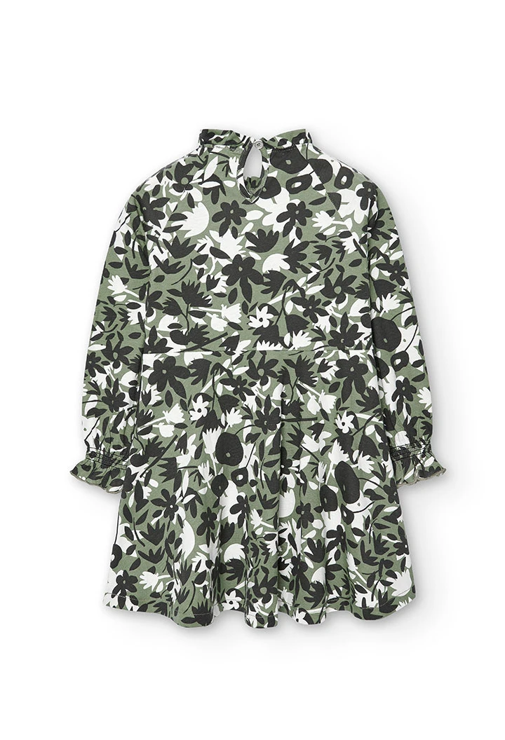 Kleid gestrickt blumen für mädchen
