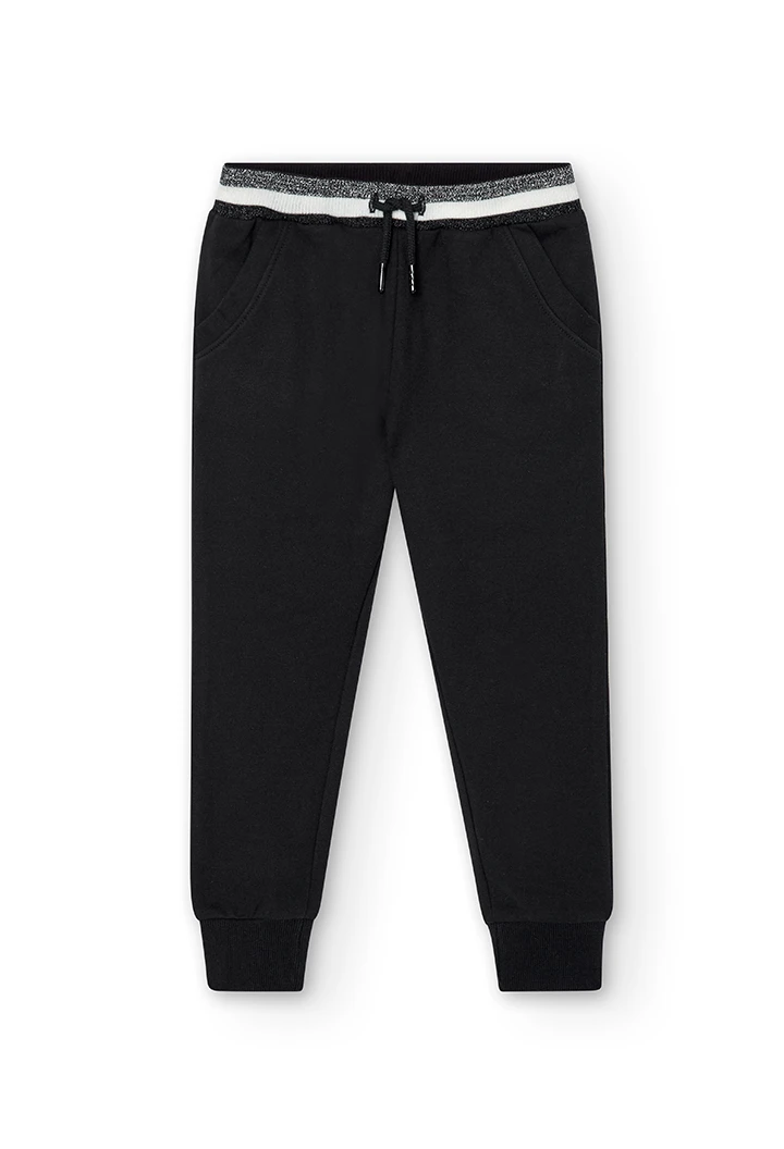 Pantalon en molleton pour fille