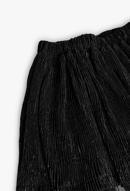 Gonna in maglia per bambina di colore nero