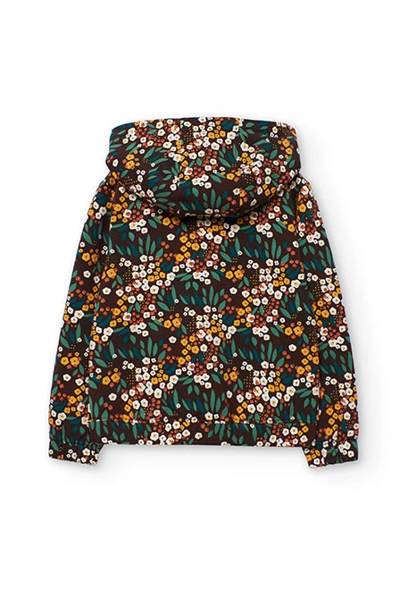 Jaqueta nena de pelfa flors