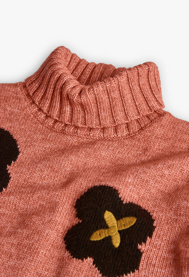 Maglia bambina marrone