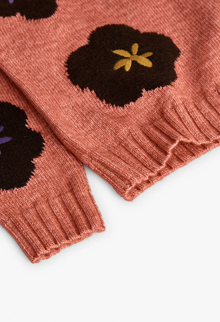 Maglia bambina marrone