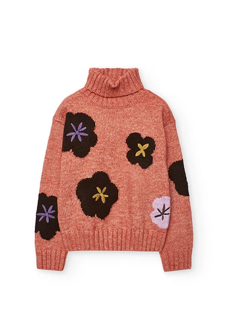 Maglia bambina marrone