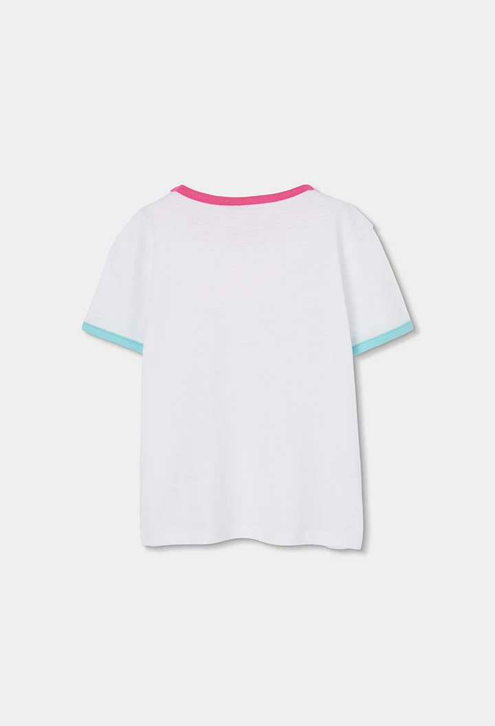 Girl?s floral print T-shirt