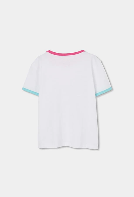 T-shirt fille imprimé fleurs