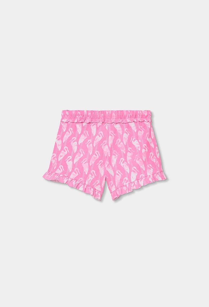 Short estampado algodón