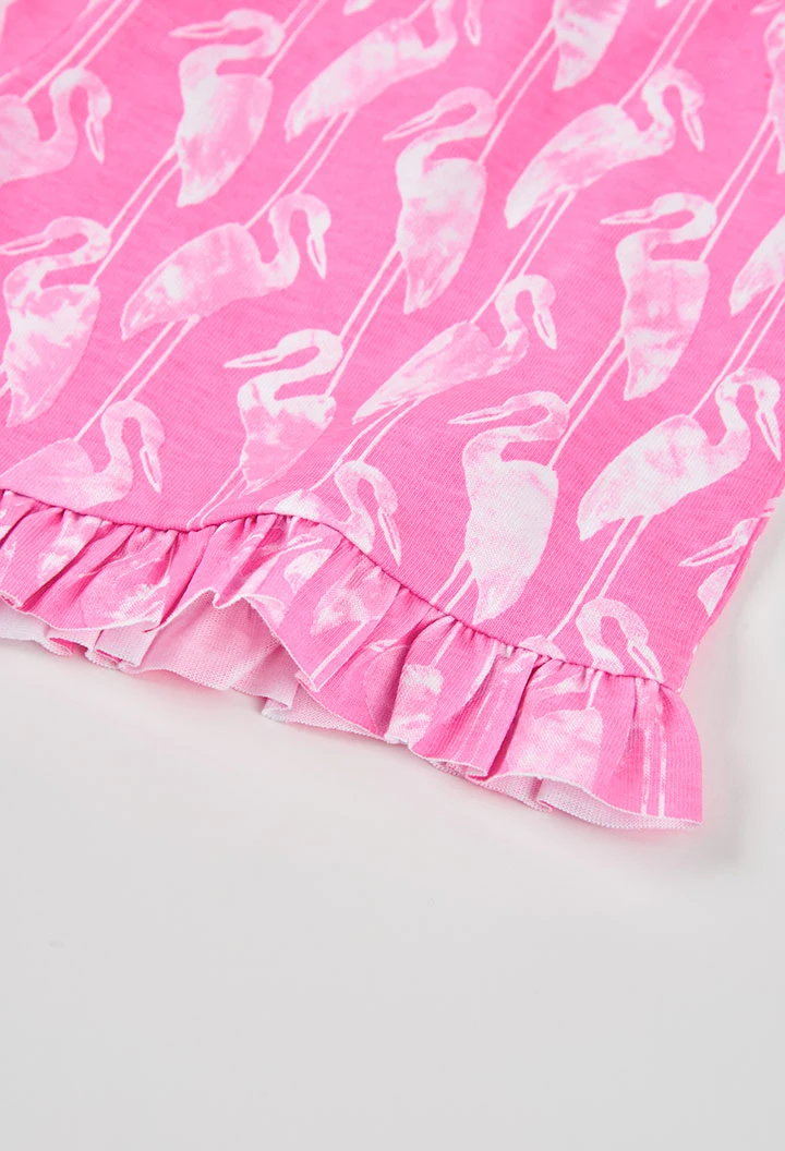 Short stampato cotone