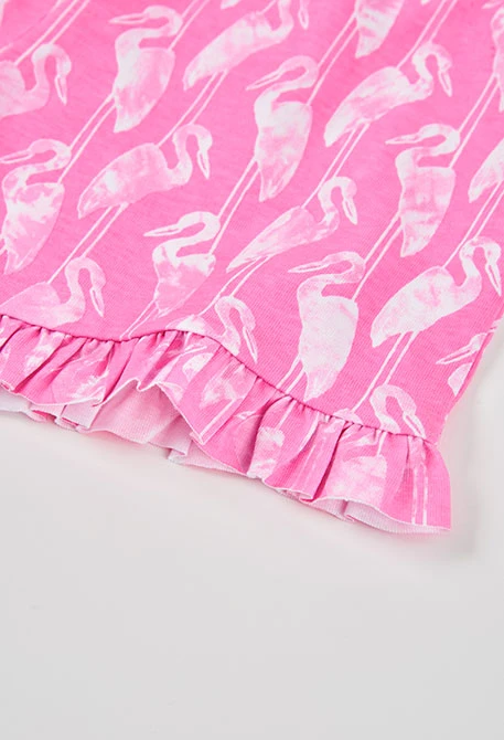 Short stampato cotone