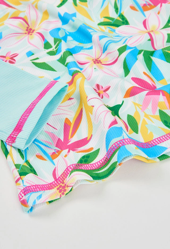 Camiseta niña manga larga estampada