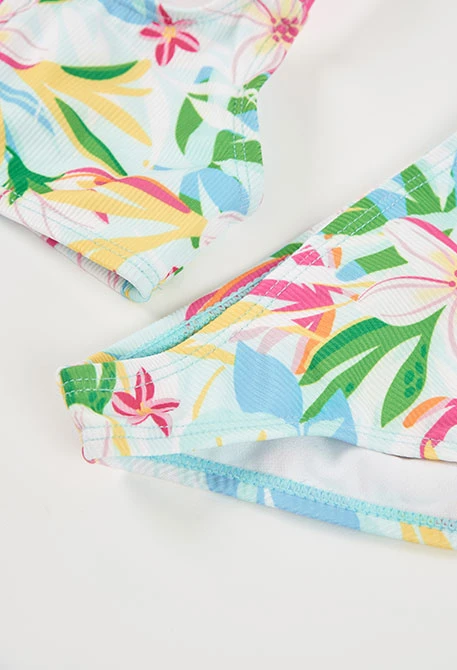 Biquini nena estampat flors UPF50+