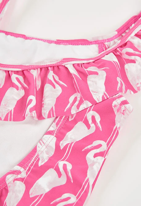 Biquini estampat rosa per a nena UPF50+