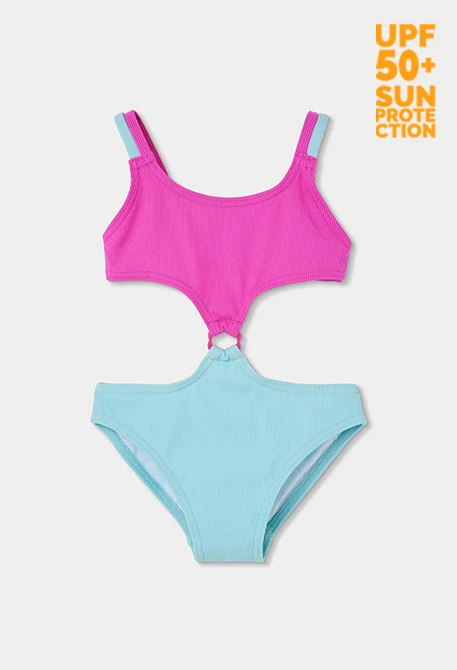 Trikini im Cor-Block-Design UPF50+