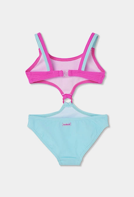 Trikini com blocos de cor UPF50+