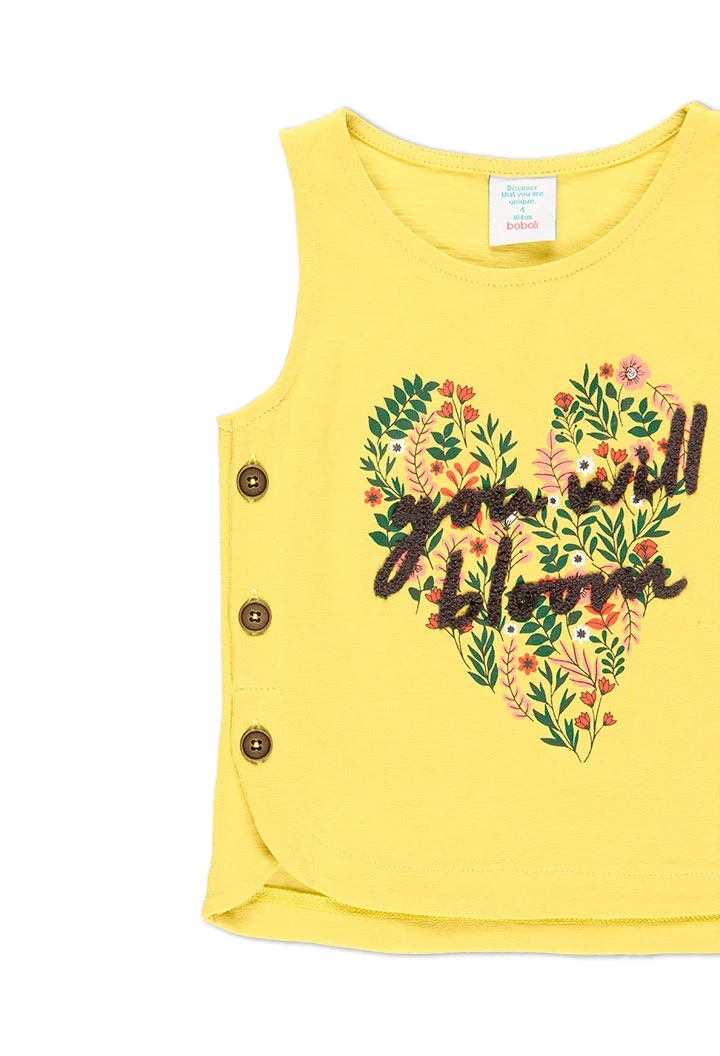 T-Shirt tricot pour fille