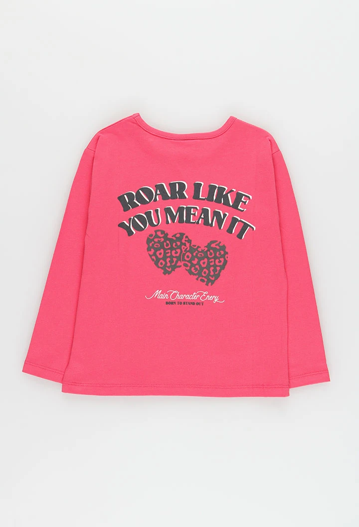 Maglietta in maglia bambina fragola stampa fragola