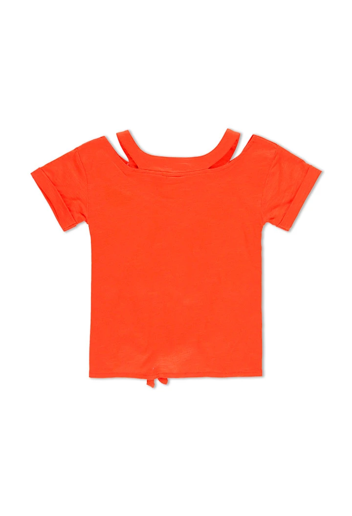 T-Shirt tricot "appareil photo" pour fille