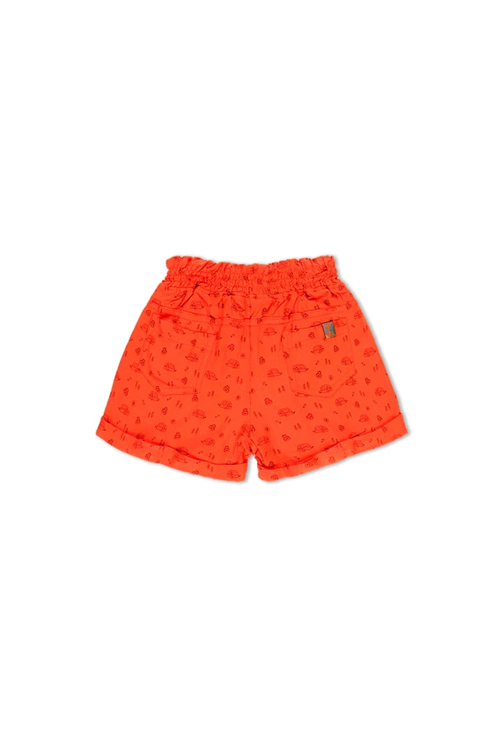 Short en toile epaisse imprimé pour fille