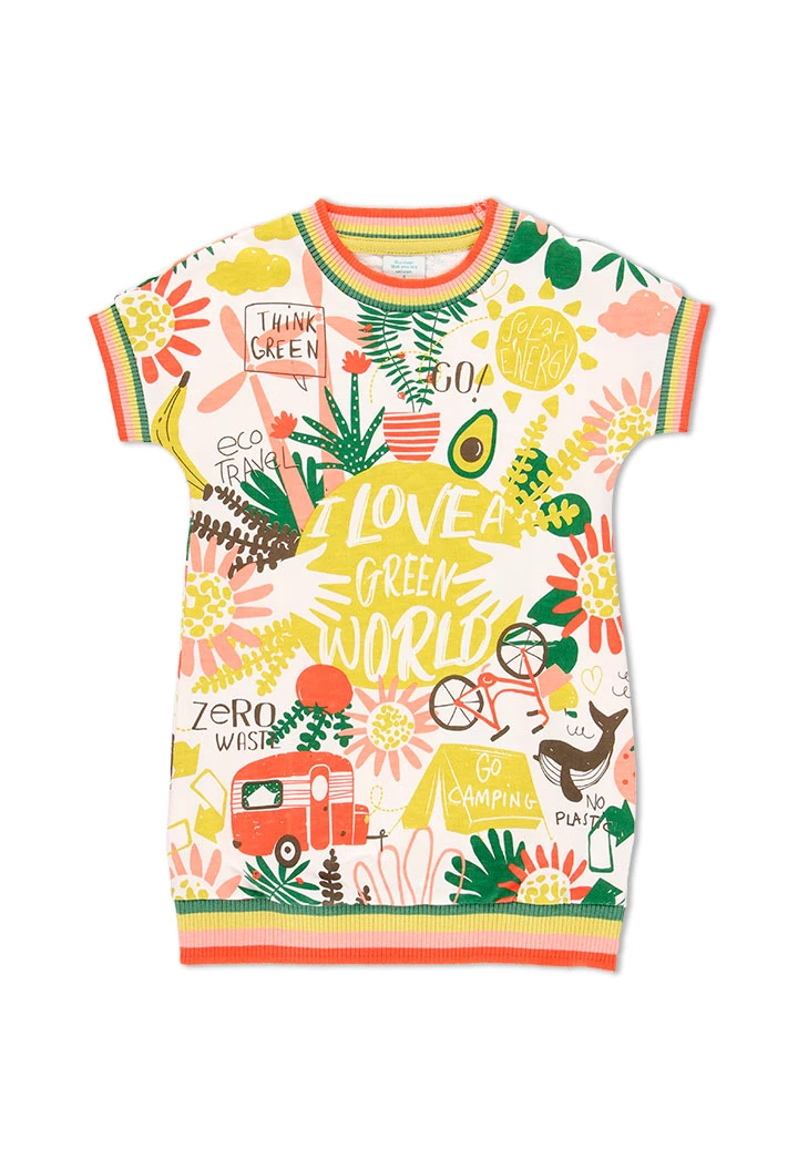 Robe imprimé pour fille
