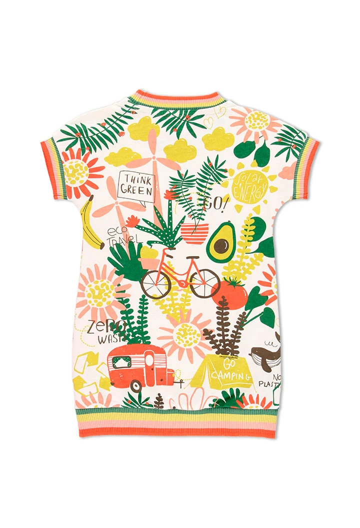 Robe imprimé pour fille
