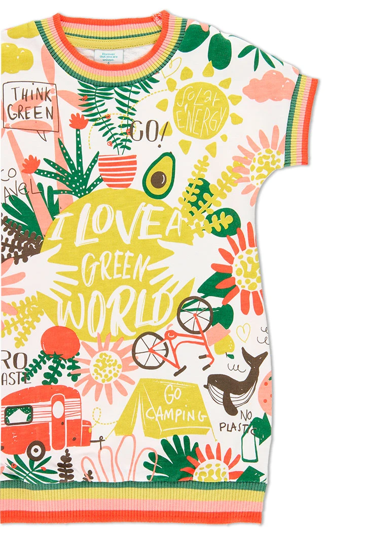Robe imprimé pour fille