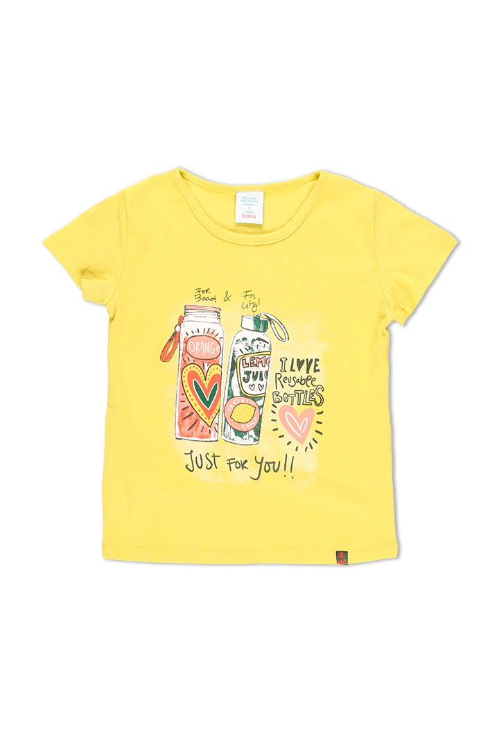 Pack en tricot bi matiere pour fille