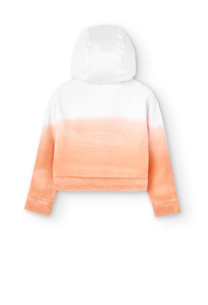 Sudadera felpa con capucha de niña