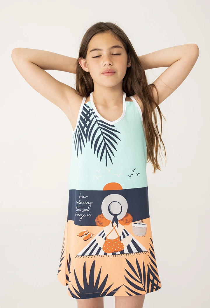 Robe stretch pour fille