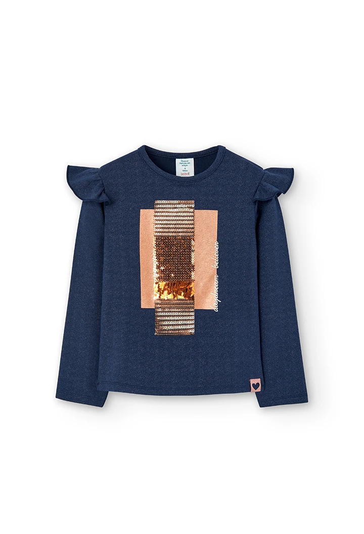 T-Shirt tricot pour fille