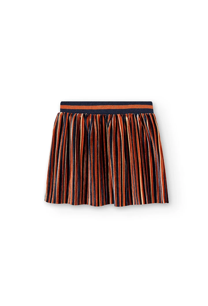 Jupe à rayures pour fille