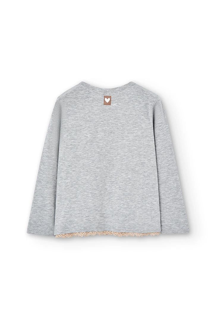 T-Shirt tricot pour fille