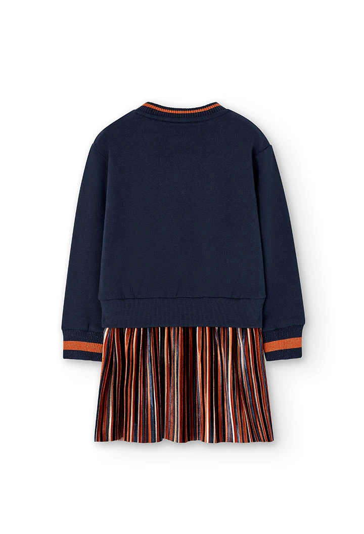 Robe en molleton pour fille