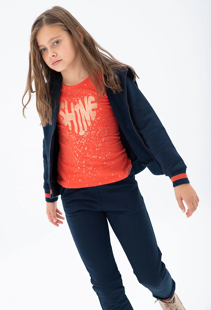 T-Shirt stretch pour fille