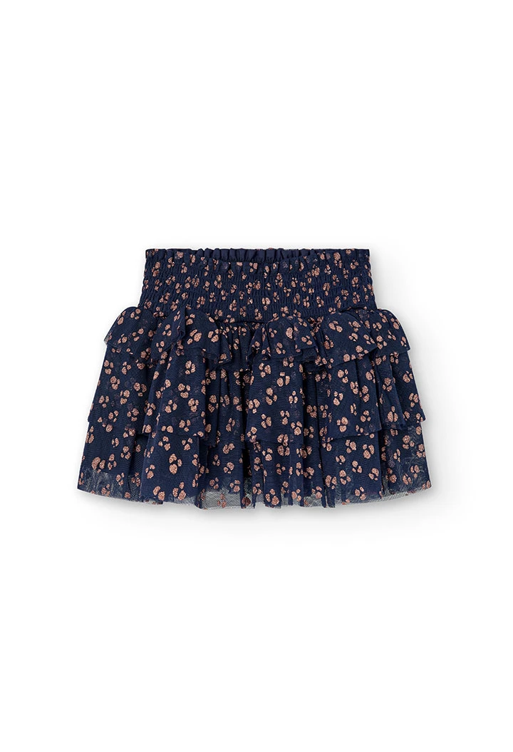 Jupe en tulle imprimée pour fille