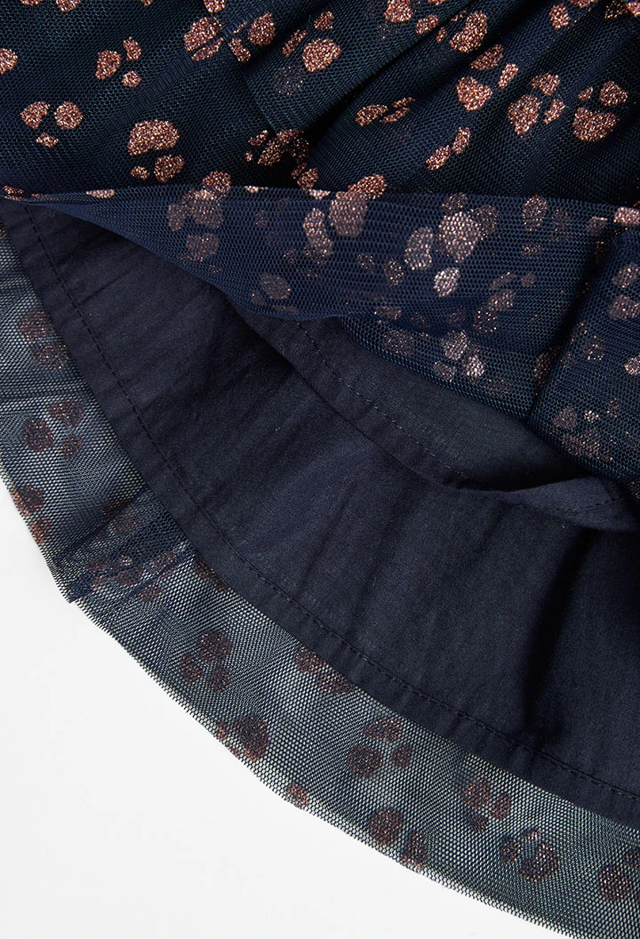 Jupe en tulle imprimée pour fille