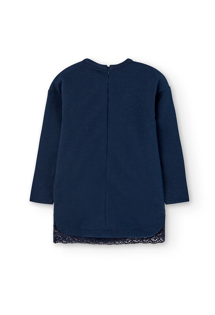 Robe en molleton pour fille