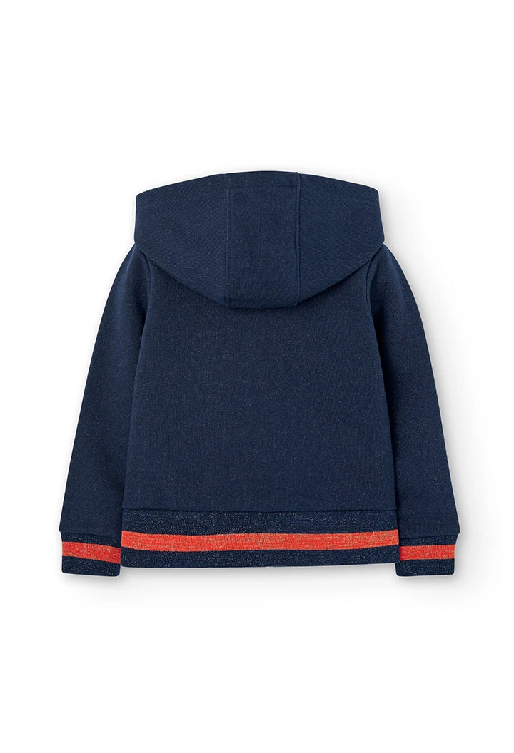 Veste en molleton à capuche pour fille