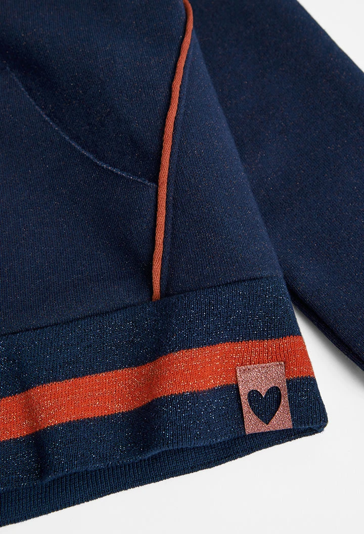 Veste en molleton à capuche pour fille