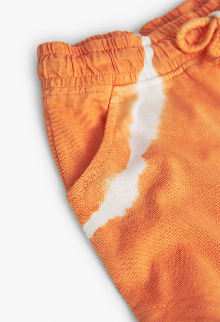 Strick-Shorts für Mädchen, in Farbe Orange