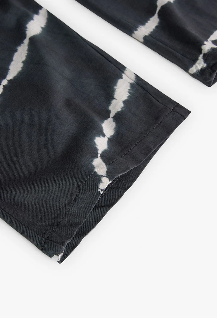 Pantalon tricoté gris pour fille